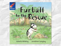 Cover page of Furball to the Rescue, Rigby Rocket